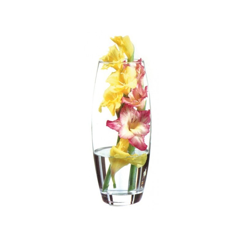 VASO PORTAFIORI IN VETRO BOMBATO ART. 43966 CM 26