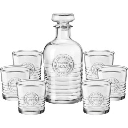 Set liquore bottiglia con bicchieri Officine 1825 Bormioli Rocco