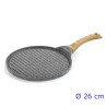 BISTECCHIERA ANTIADERENTE PIETRA QB INDUZIONE CM 26