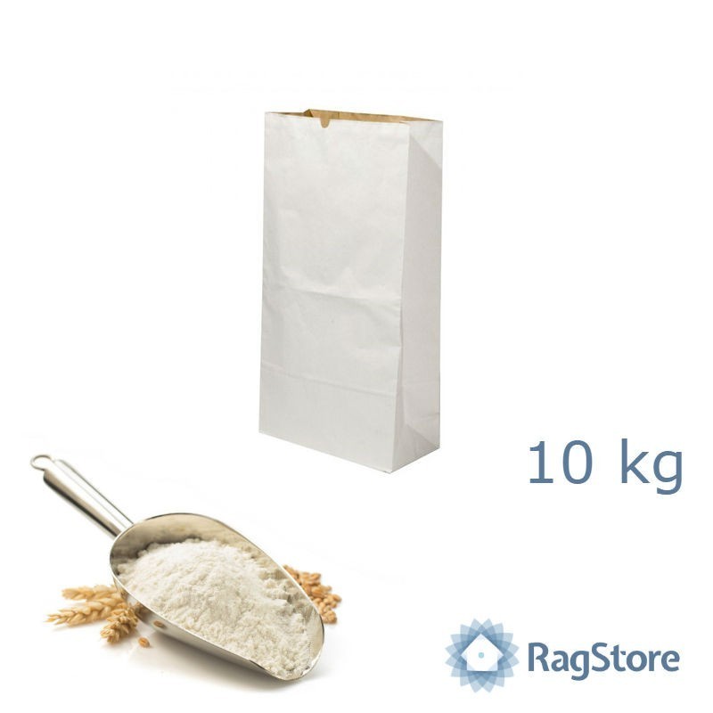 Sacchetto in carta kraft doppio strato per alimenti, farina, cereali, frumento