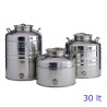 BIDONE OLIO INOX SANSONE LT 30 C/A