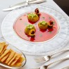 SOTTOPIATTO VETRO TRASPARENTE CARRE' CM 32 SET 2 Pz
