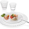 SOTTOPIATTO VETRO TRASPARENTE CAMPIELLO CM 32 SET 2 Pz
