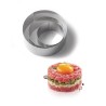 ANELLO PASTICCERIA PER MOUSSE ACCIAIO INOX 8 CM