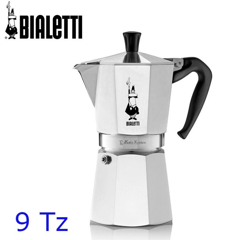caffettiera alluminio moka express Bialetti 9 tazze