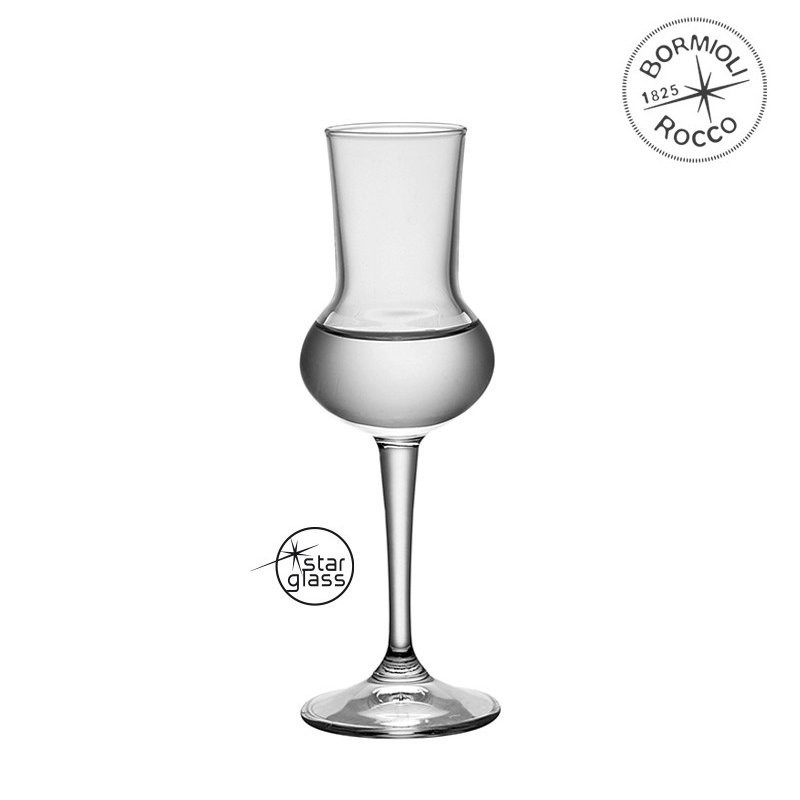 Bicchieri per grappa in vetro Star Glass Bormioli Rocco confezione da 6
