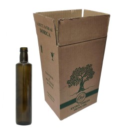 scatola cartone per imballaggio bottiglie doriche 500 ml