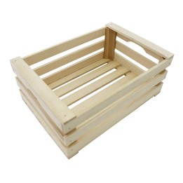 Cassetta in legno di abete per confezioni cesti cm 25x17x10 h