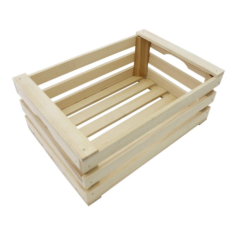 Cassetta in legno di abete per confezioni cesti cm 25x17x10 h