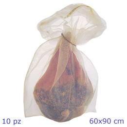 Sacco per prosciutto retinato anti insetti cm 60x90 Eagle 10 Pz