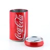 Salvadanaio in metallo a forma di lattina Coca-Cola