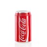 Salvadanaio in metallo a forma di lattina Coca-Cola