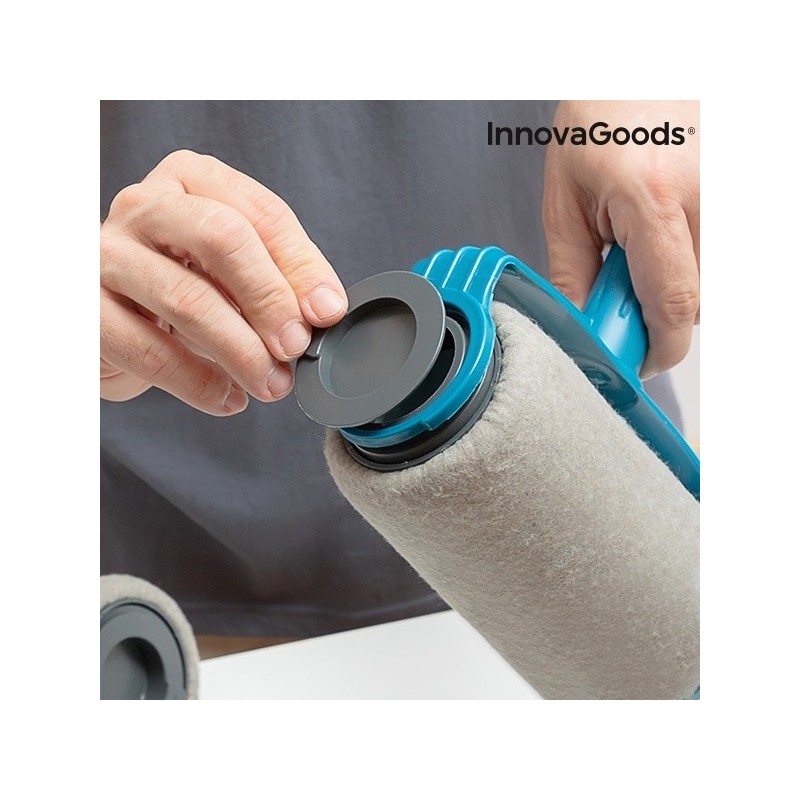 Rullo per pittura con serbatoio ricaricabile anti goccia set 5 pz