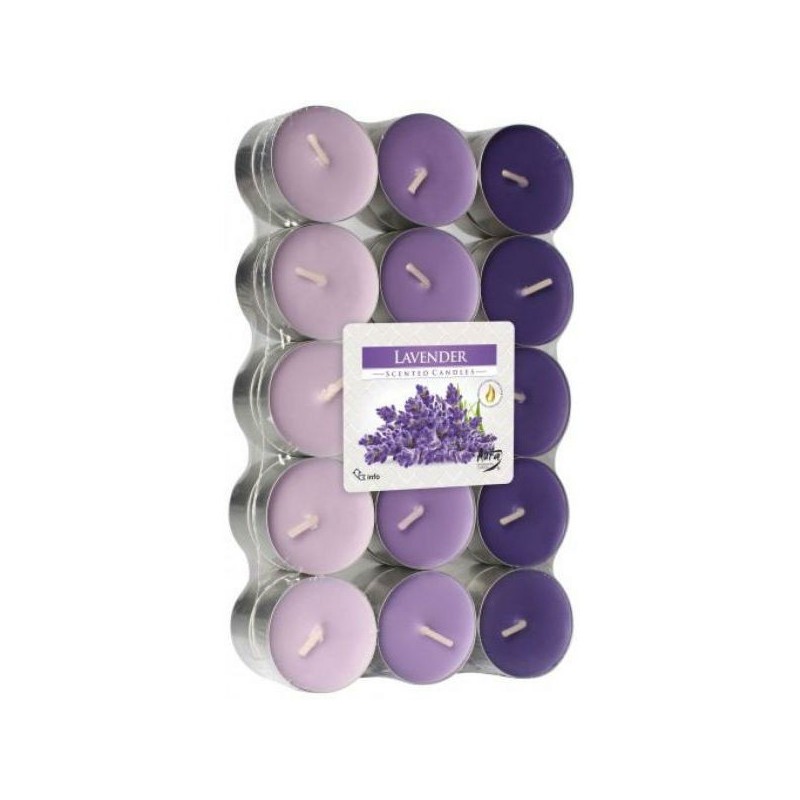 CANDELE TEALIGHT 4 ORE 30 Pz LAVANDA