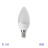 Lampadina Led Neos oliva E14 5,5W luce fredda