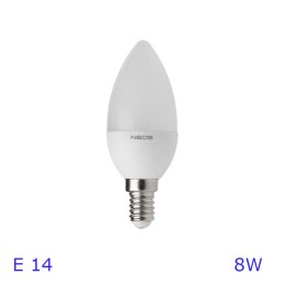 Lampadina Led Neos oliva E14 7W luce fredda
