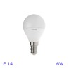 Lampadina Led Neos sfera E14 6W luce fredda
