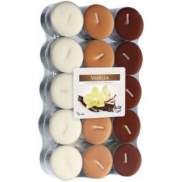 CANDELE TEALIGHT 4 ORE 30 Pz VANIGLIA