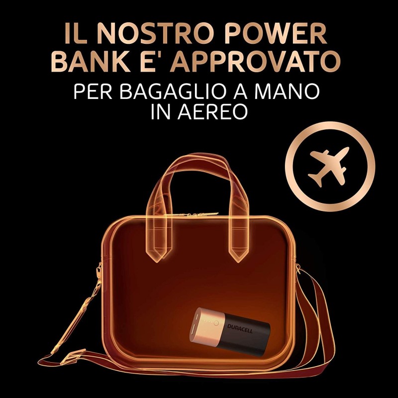 Pawor banck adatto anche per l'uso in aereo