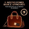 Pawor banck adatto anche per l'uso in aereo
