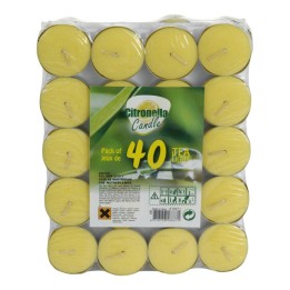 CANDELE TEALIGHT CITRONELLA 4 ORE 40 Pz