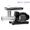 TRITACARNE ELETTRICO SM 12 INOX CON MOTORE 0,5 HP PALUMBO