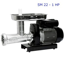 TRITACARNE ELETTRICO SM 22 INOX CON MOTORE 1 HP PALUMBO
