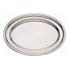 VASSOIO PORTATA OVALE INOX THEMA CM 30