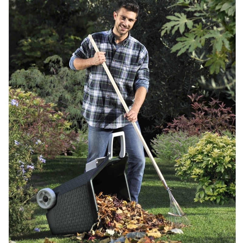Kart da giardino per raccolta foglie