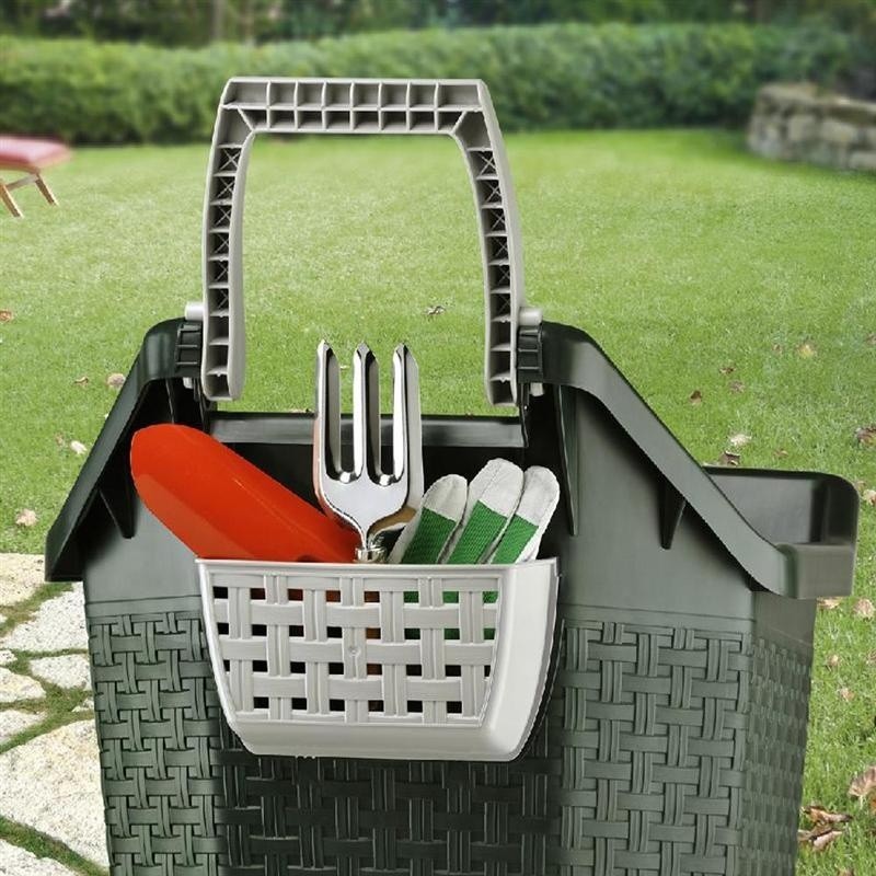 Carriola Kart trolley porta legno 76 lt Cacao