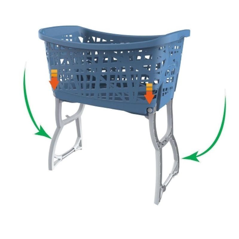 Cesta biancheria Stand UP porta bucato con gambe
