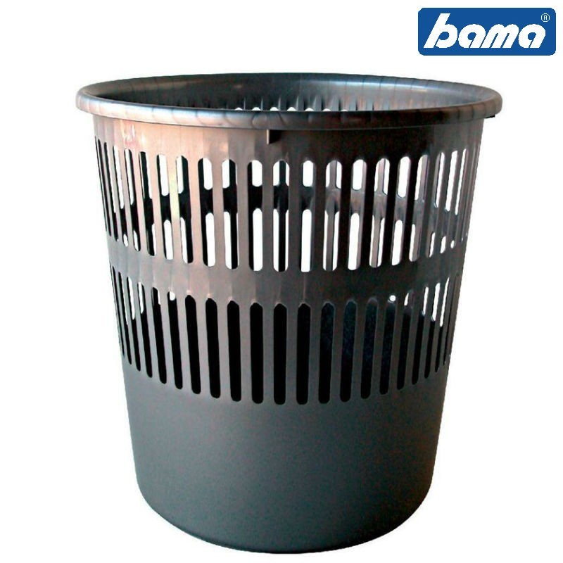 Cestino getta carta in plastica forato cm 27x28