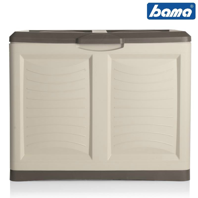 Contenitore mettitutto Bama 200 litri tortora con coperchio