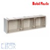 Cassettiera modulare Crystal Box CB50/3S a 3 cassetti