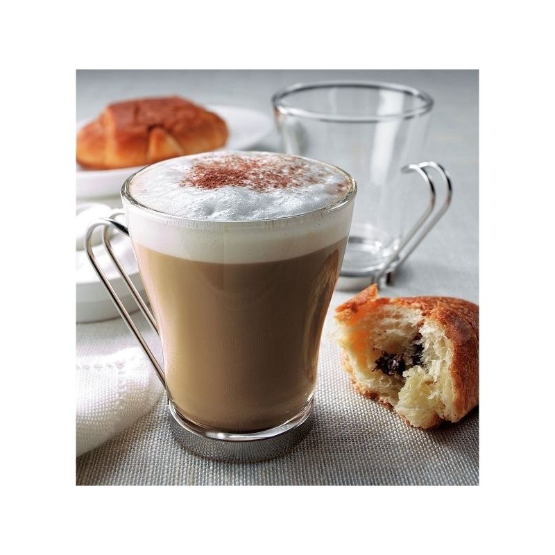 Tazza Oslo da colazione in vetro 22 cl - 4 pezzi