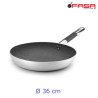 Padella alluminio bassa con antiaderente