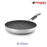 Padella professionale in alluminio antiaderente Shark Skin cm 49 bassa