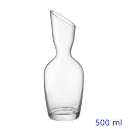 CARAFFA VETRO INALTO INVITO Lt 0,5 TRASPARENTE
