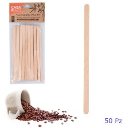 Palette caffè in legno monouso cm 14 conf. 50 pz