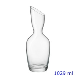 CARAFFA VETRO INALTO INVITO Lt 1,0 TRASPARENTE