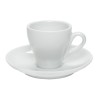 Set 6 Tazzine Caffè in Porcellana Bianca Eleganti | RagStore