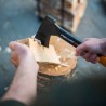Ascia taglia legno da campeggio con manico anti scivolo Fiskars