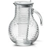 CARAFFA VETRO VIVA C/PORTA GHIACCIO Lt 2 TAPPO TORTORA