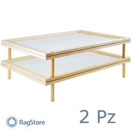 Essiccatore per pasta a rete cm 50x40 - kit 2 pezzi