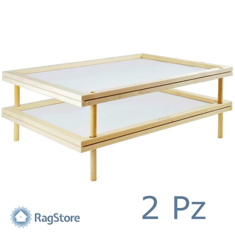 Essiccatore per pasta a rete cm 50x40 - kit 2 pezzi