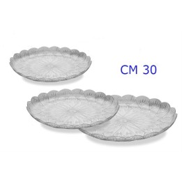 VASSOIO TONDO DIAMANTE CM 30