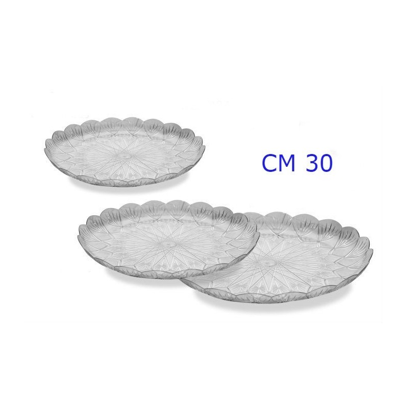 VASSOIO TONDO DIAMANTE CM 30