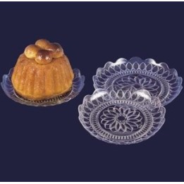 VASSOIO TONDO DIAMANTE CM 24 Pz 10