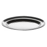 VASSOIO PORTATA OVALE INOX CM 50