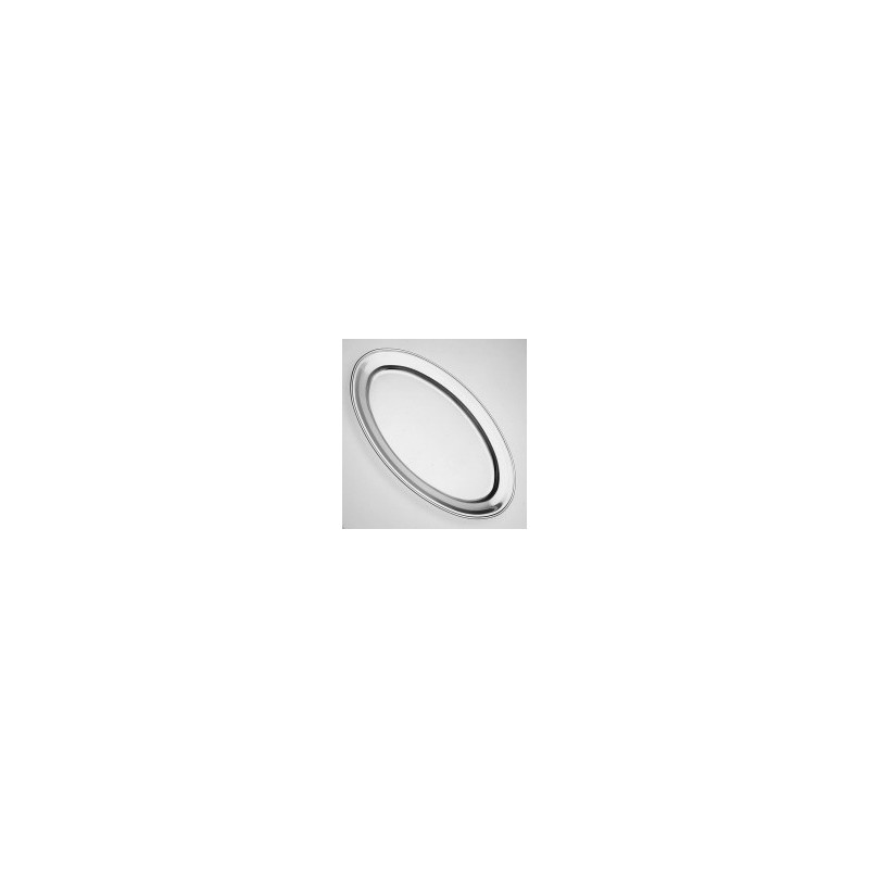 VASSOIO PORTATA OVALE INOX CM 35